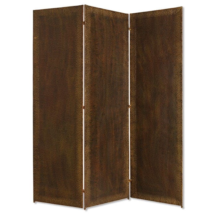 65" X 72" Bronze Wood Forger  Screen - Homeroots