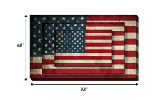 America flag Unframed Print Wall Art