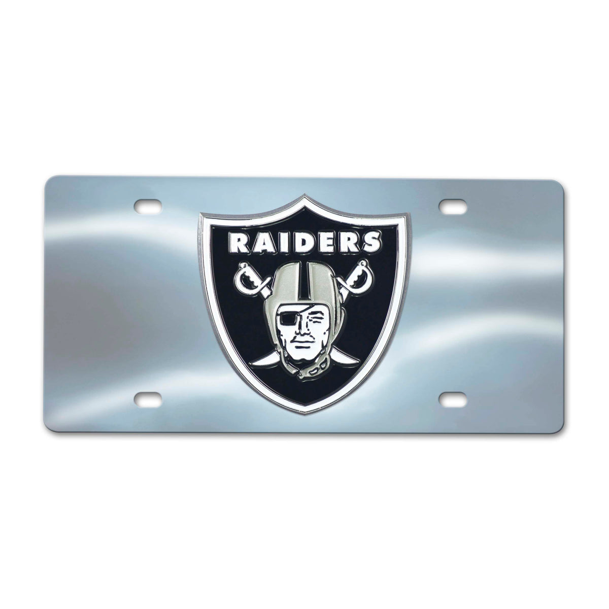 Las Vegas Raiders 3D Stainless Steel License Plate