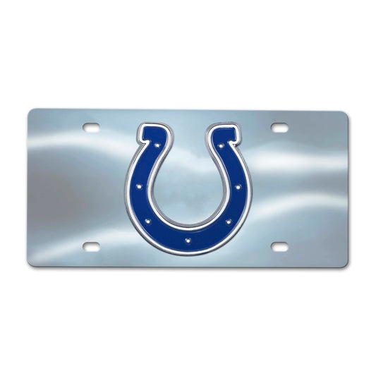 Indianapolis Colts 3D Stainless Steel License Plate