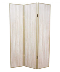 47 X 71 Beige Wood  Screen - Homeroots