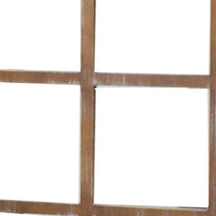 63 X 84 Brown Wood Mirror  Screen - Homeroots