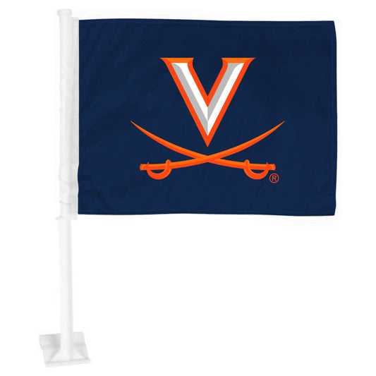 Virginia Cavaliers Car Flag Large 1pc 11" x 14"