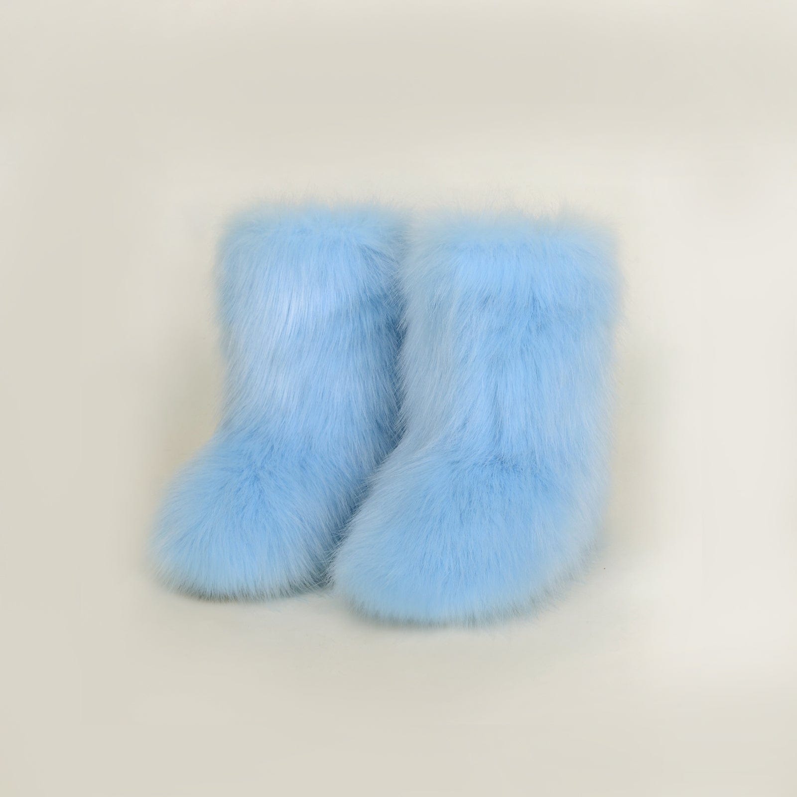 Thermal Fuzzy Platform Boots - Trendsi