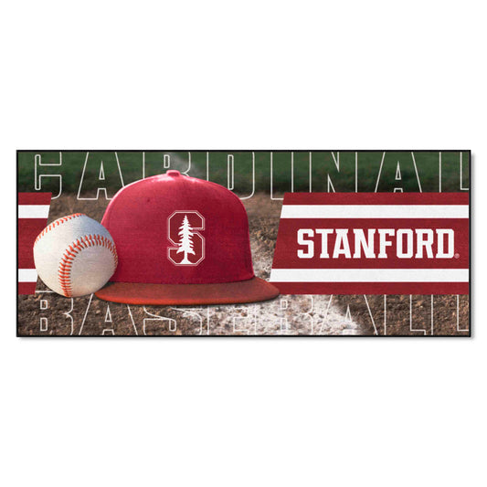 Stanford Cardinal Baseball Runner Rug - 30in. x 72in.