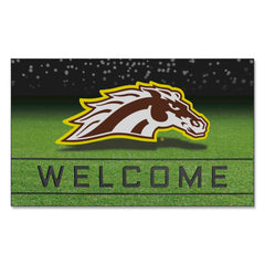 Western Michigan Broncos Rubber Door Mat - 18in. x 30in.