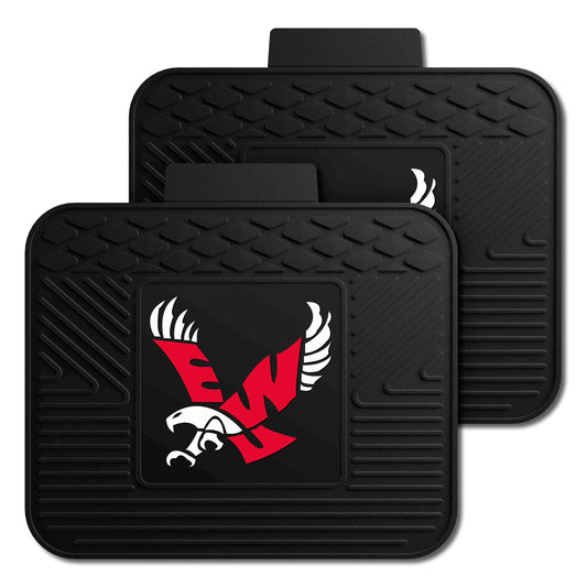 Eastern Washington Eagles Back Seat Car Utility Mats - 2 Piece Set