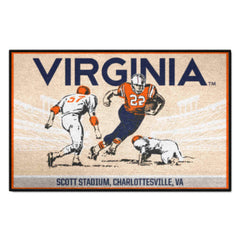 Virginia Cavaliers Starter Mat Accent Rug - 19in. x 30in. Ticket Stub Starter Mat