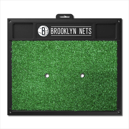 Brooklyn Nets Golf Hitting Mat - Brooklyn Nets