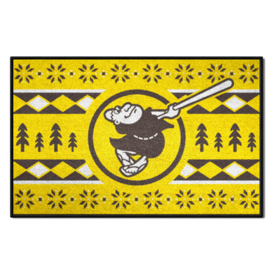 San Diego Padres Holiday Sweater Starter Mat Accent Rug - 19in. x 30in.