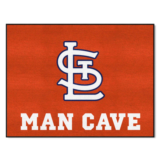 St. Louis Cardinals Man Cave All-Star Rug - 34 in. x 42.5 in.