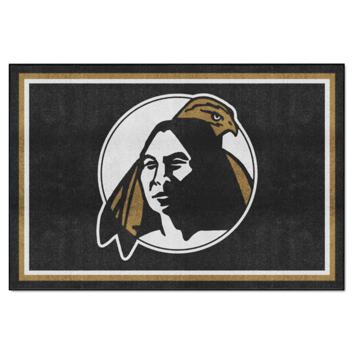 UNC Pembroke Braves 5ft. x 8 ft. Plush Area Rug