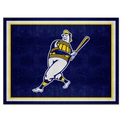 Milwaukee Brewers 8ft. x 10 ft. Plush Area Rug