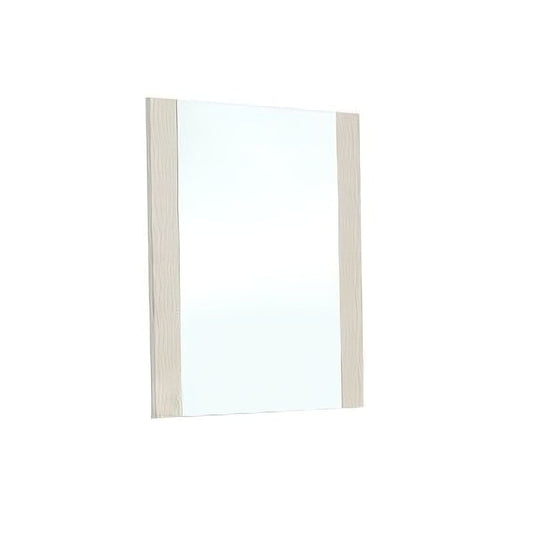 41" Beige Framed Dresser Mirror - Homeroots