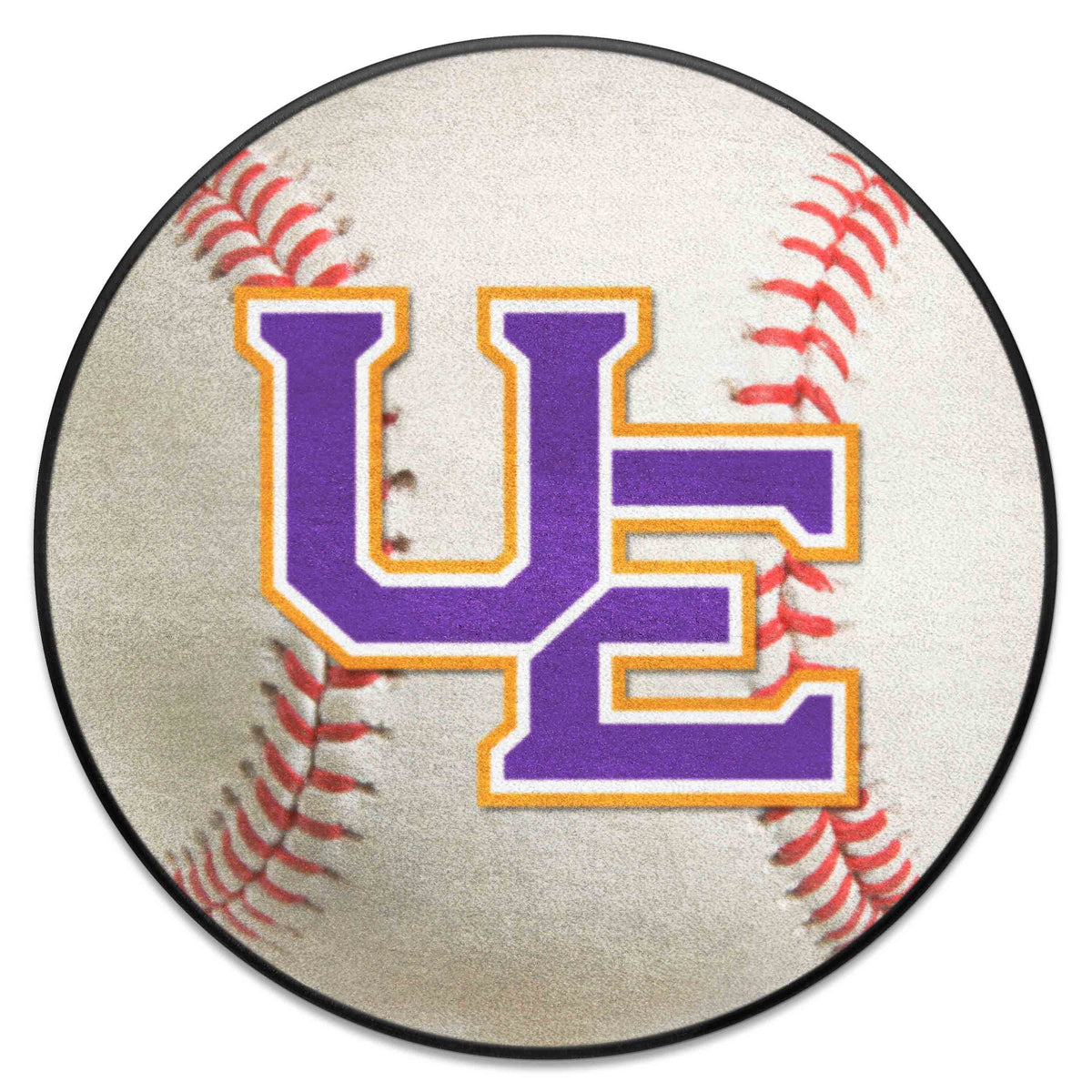 Evansville Purple Aces Baseball Rug - 27in. Diameter - Evansville