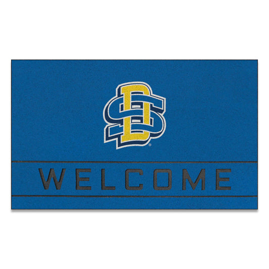 South Dakota State Jackrabbits Rubber Door Mat - 18in. x 30in.