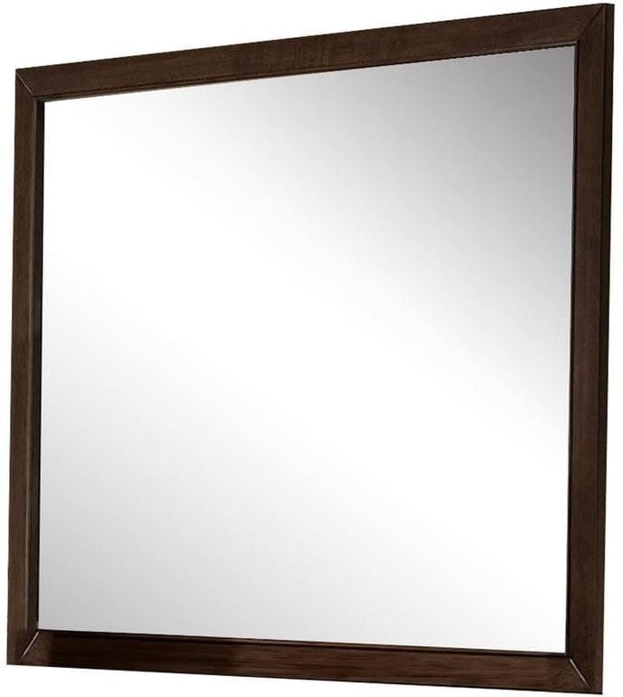 Espresso Wooden Rectangular Vanity Mirror - Homeroots