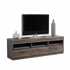 59" Brown Open Shelving TV Stand - Homeroots