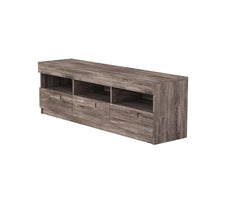 59" Brown Open Shelving TV Stand - Homeroots