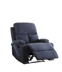 32" Blue Linen Recliner