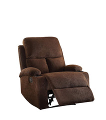 32" Chocolate Linen Recliner