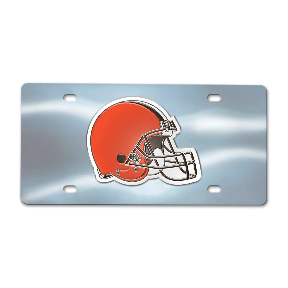 Cleveland Browns 3D Stainless Steel License Plate - Cleveland Browns