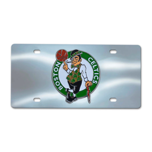 Boston Celtics 3D Stainless Steel License Plate