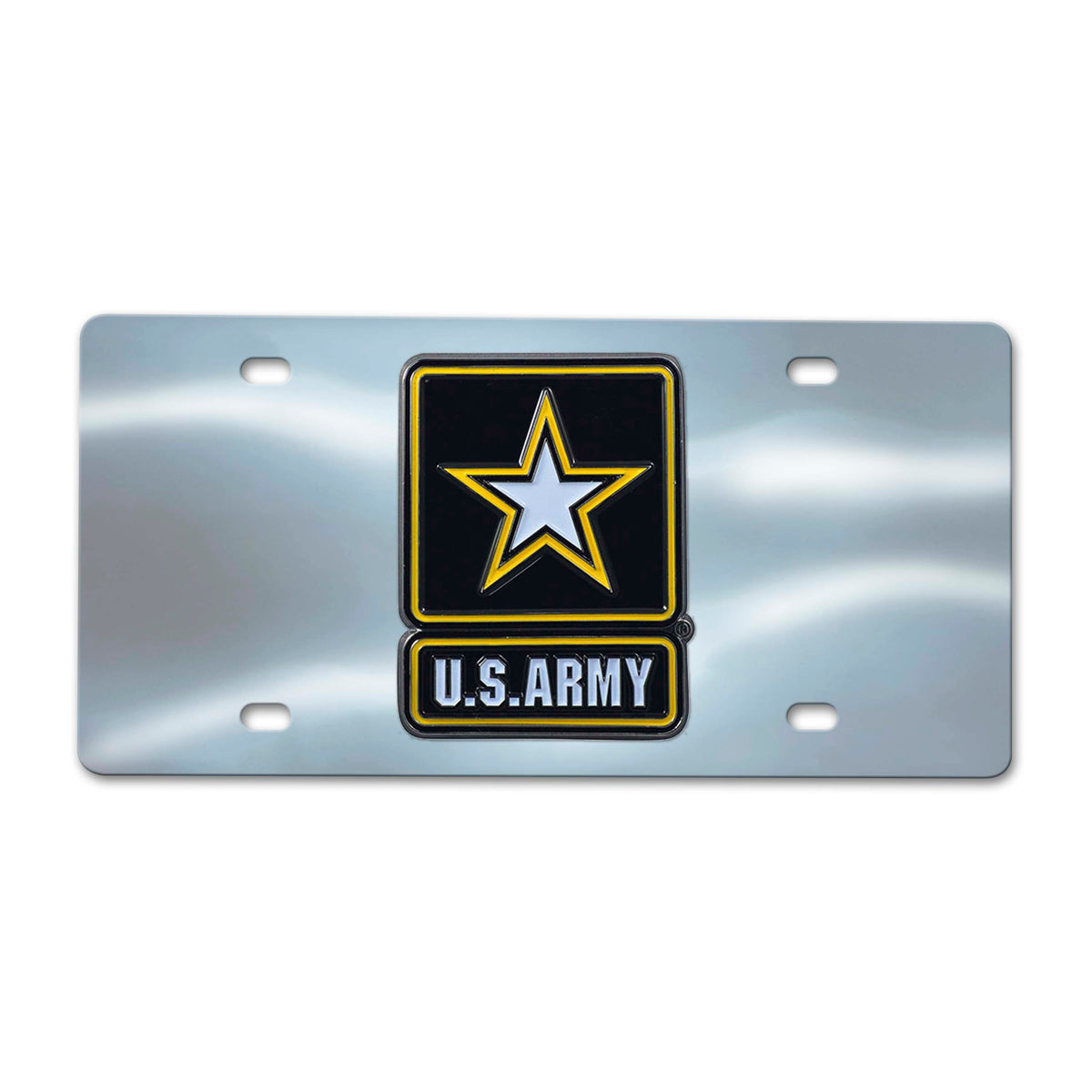 U.S. Army 3D Stainless Steel License Plate