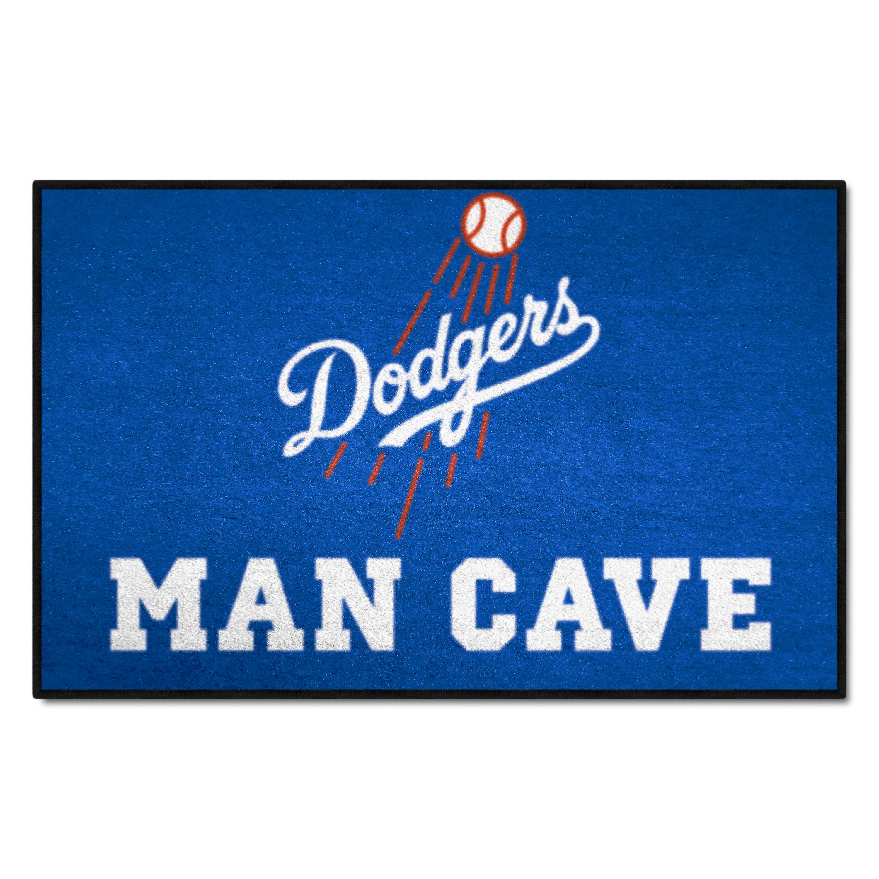 Los Angeles Dodgers Man Cave Starter Mat Accent Rug - 19in. x 30in.