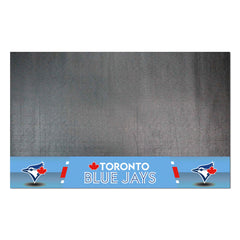 Alfombrilla de vinilo para parrilla de los Toronto Blue Jays: 26 x 42 pulgadas.