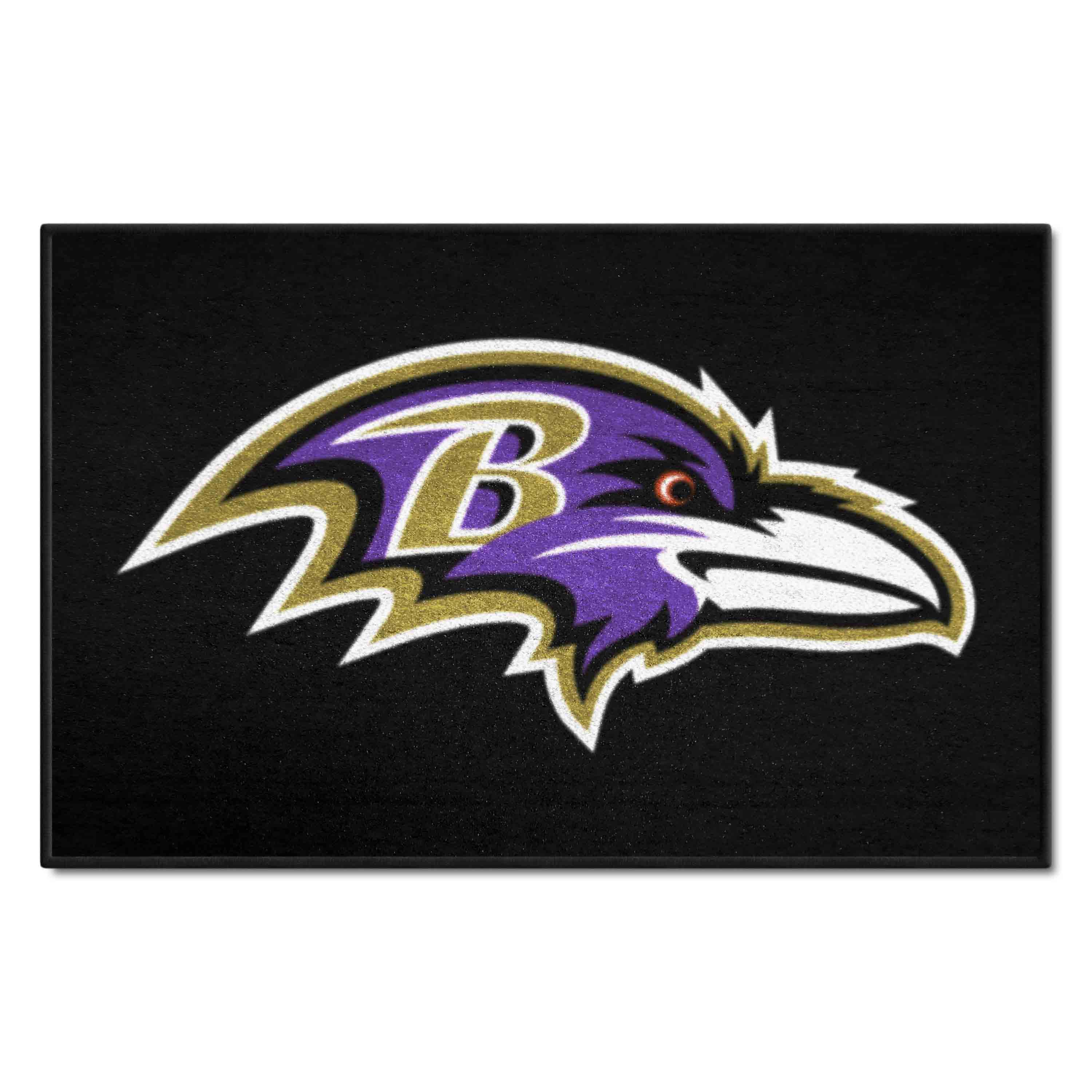 Baltimore Ravens Starter Mat Accent Rug - 19in. x 30in. - Baltimore Ravens