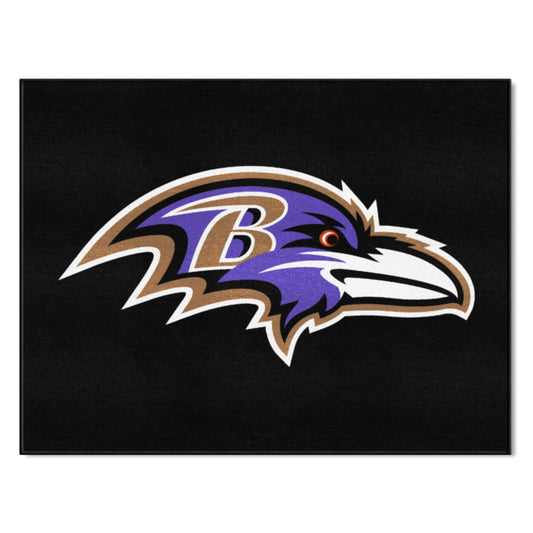 Baltimore Ravens All-Star Rug - 34 in. x 42.5 in. - Baltimore Ravens