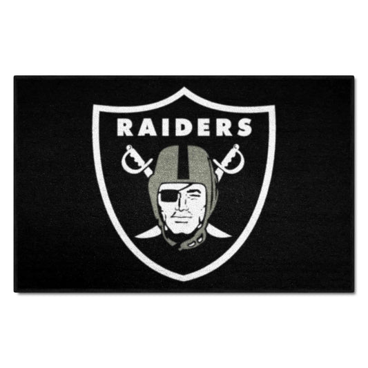 Las Vegas Raiders Starter Mat Accent Rug - 19in. x 30in.