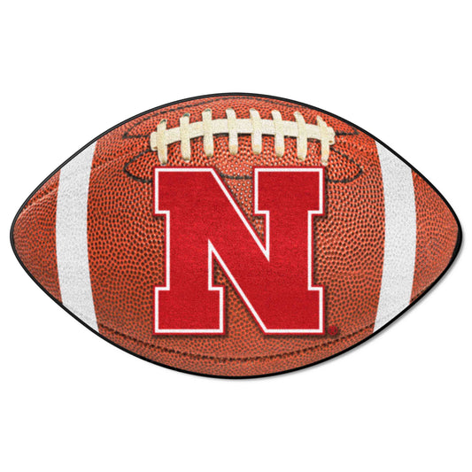 Nebraska Cornhuskers Football Rug - 20.5in. x 32.5in. - Nebraska