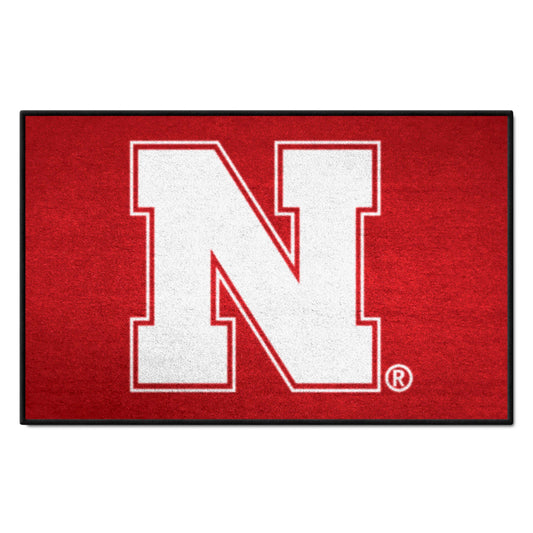 Nebraska Cornhuskers Starter Mat Accent Rug - 19in. x 30in. - Nebraska