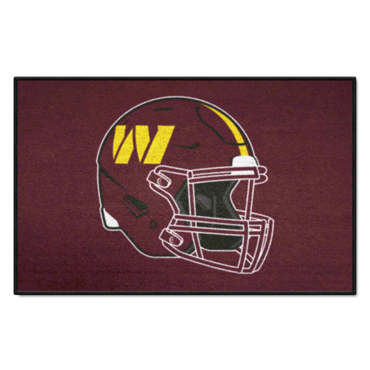 Washington Commanders Starter Mat Accent Rug - 19in. x 30in., Helmet Logo