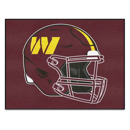 Washington Commanders All-Star Rug - 34 in. x 42.5 in., Helmet Logo