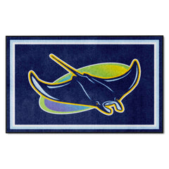 Tampa Bay Rays 4ft. x 6ft. Plush Area Rug