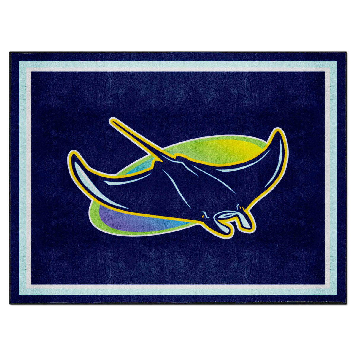 Tampa Bay Rays 8ft. x 10 ft. Plush Area Rug