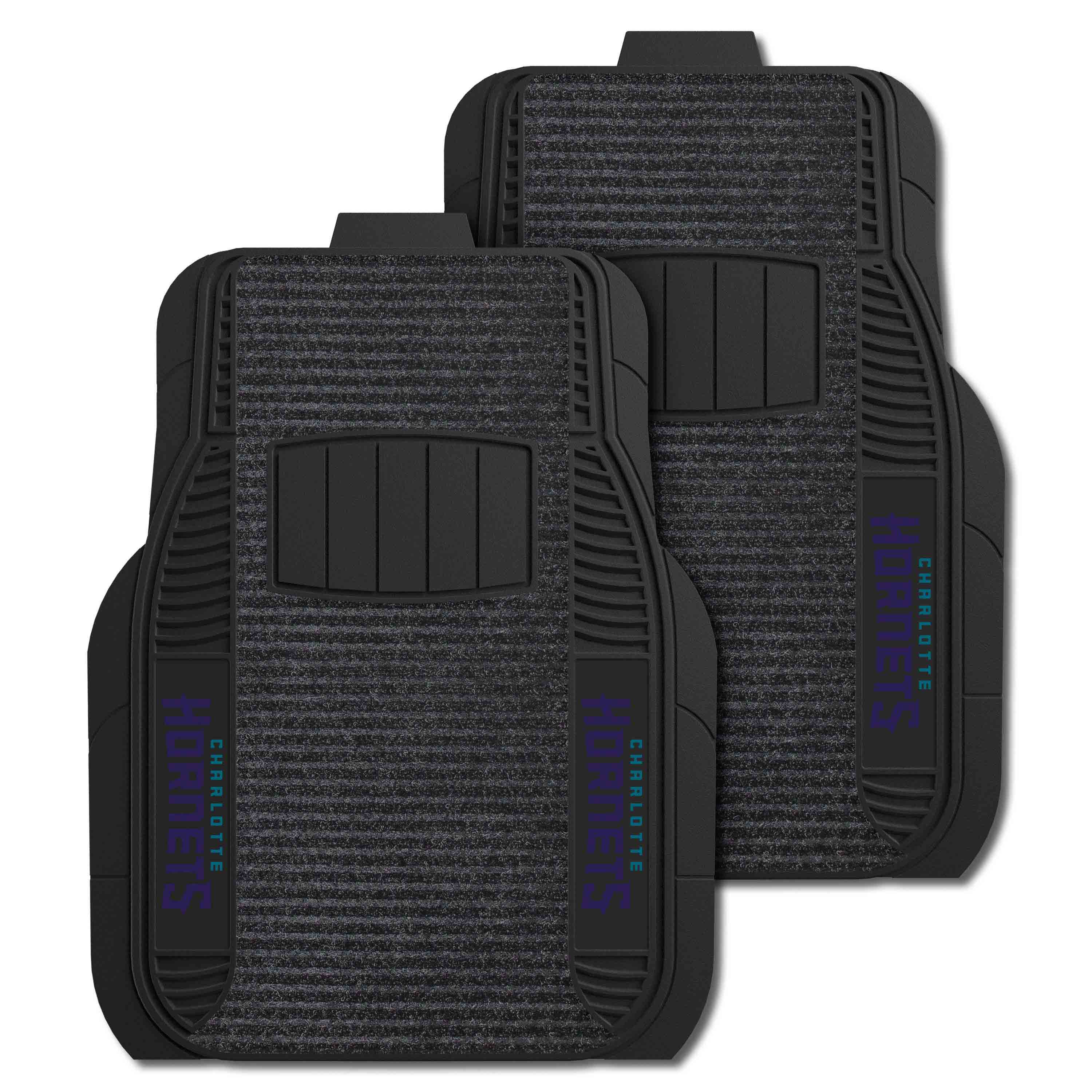 Charlotte Hornets 2 Piece Deluxe Car Mat Set