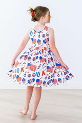 Party in the USA Tank Twirl Dress