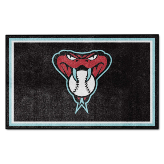 Arizona Diamondbacks 4ft. x 6ft. Plush Area Rug