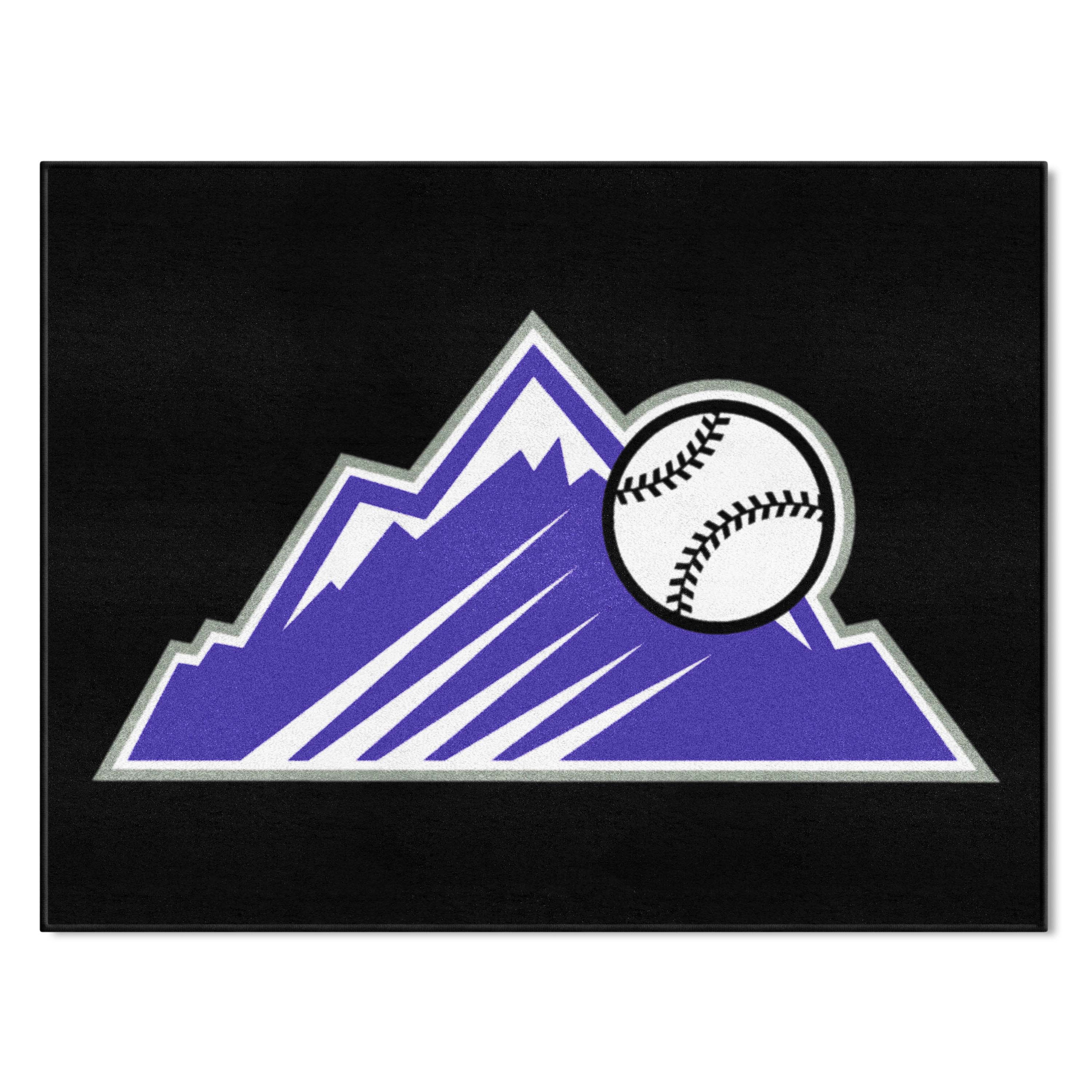 Colorado Rockies All-Star Rug - 34 in. x 42.5 in. - Colorado Rockies