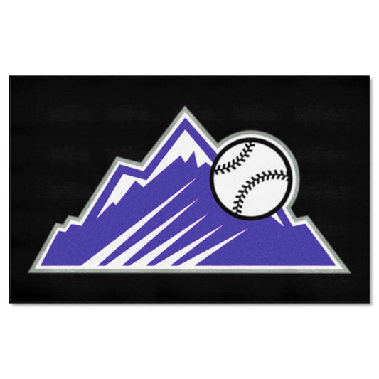 Colorado Rockies Ulti-Mat Rug - 5ft. x 8ft. - Colorado Rockies