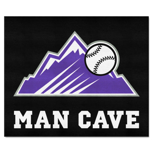 Colorado Rockies Man Cave Tailgater Rug - 5ft. x 6ft. - Colorado Rockies