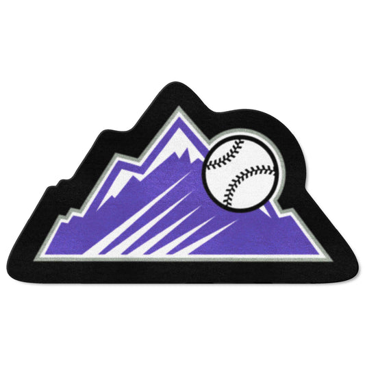 Colorado Rockies Mascot Rug Mountains Alternate Logo