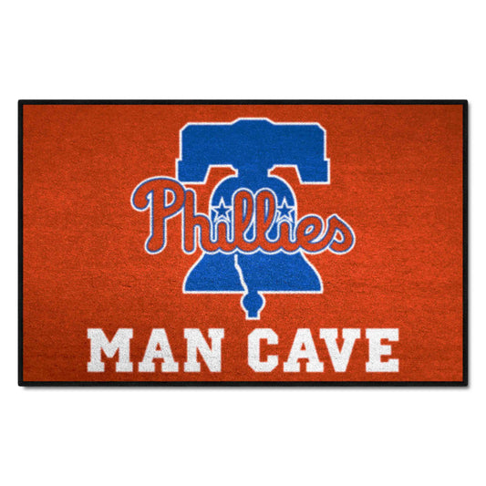 Philadelphia Phillies Man Cave Starter Mat Accent Rug - 19in. x 30in.