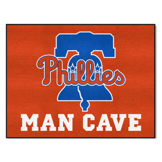 Philadelphia Phillies Man Cave All-Star Rug - 34 in. x 42.5 in. - Philadelphia Phillies