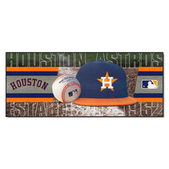 Houston Astros Baseball Runner Rug - 30in. x 72in. - Houston Astros