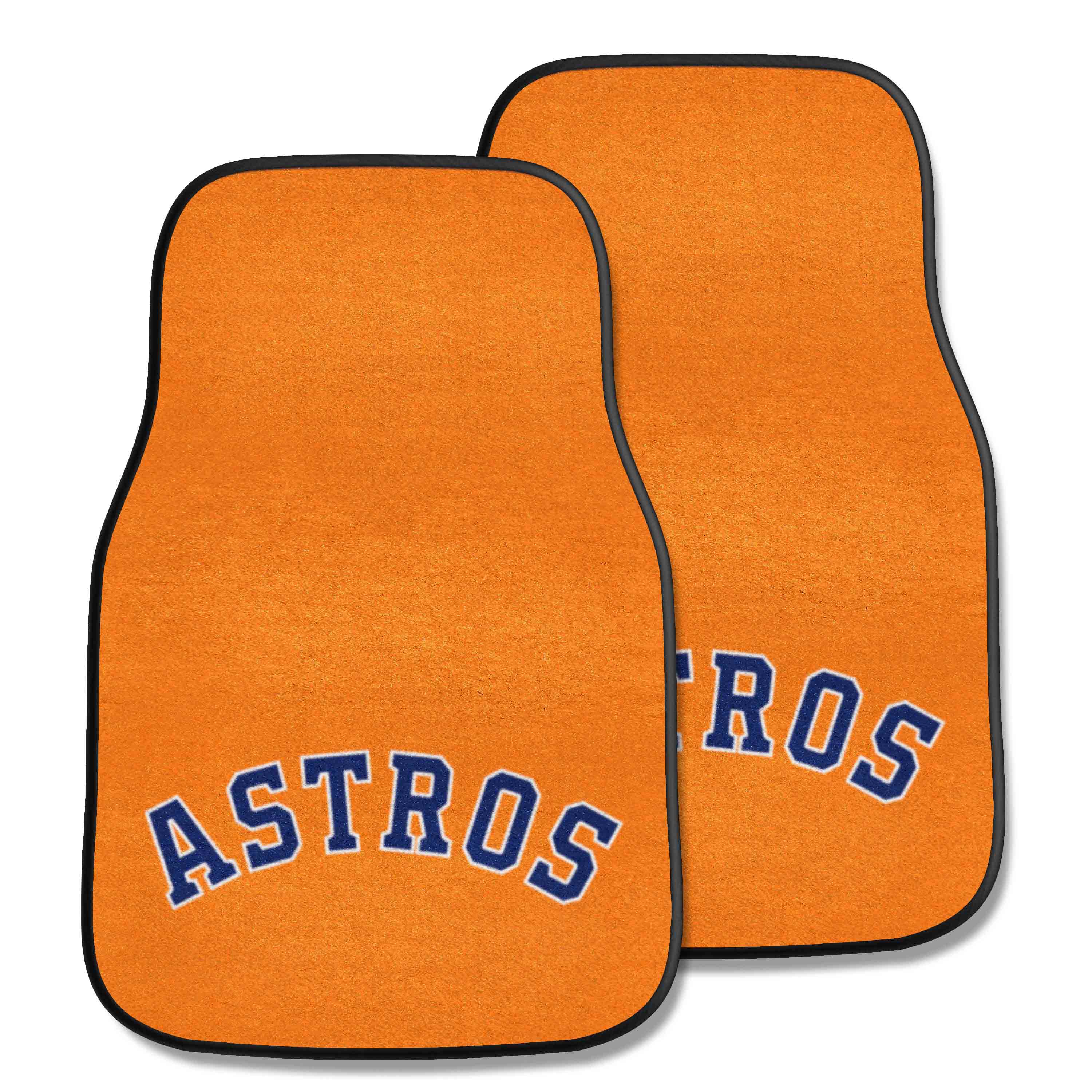 Houston Astros Front Carpet Car Mat Set - 2 Pieces